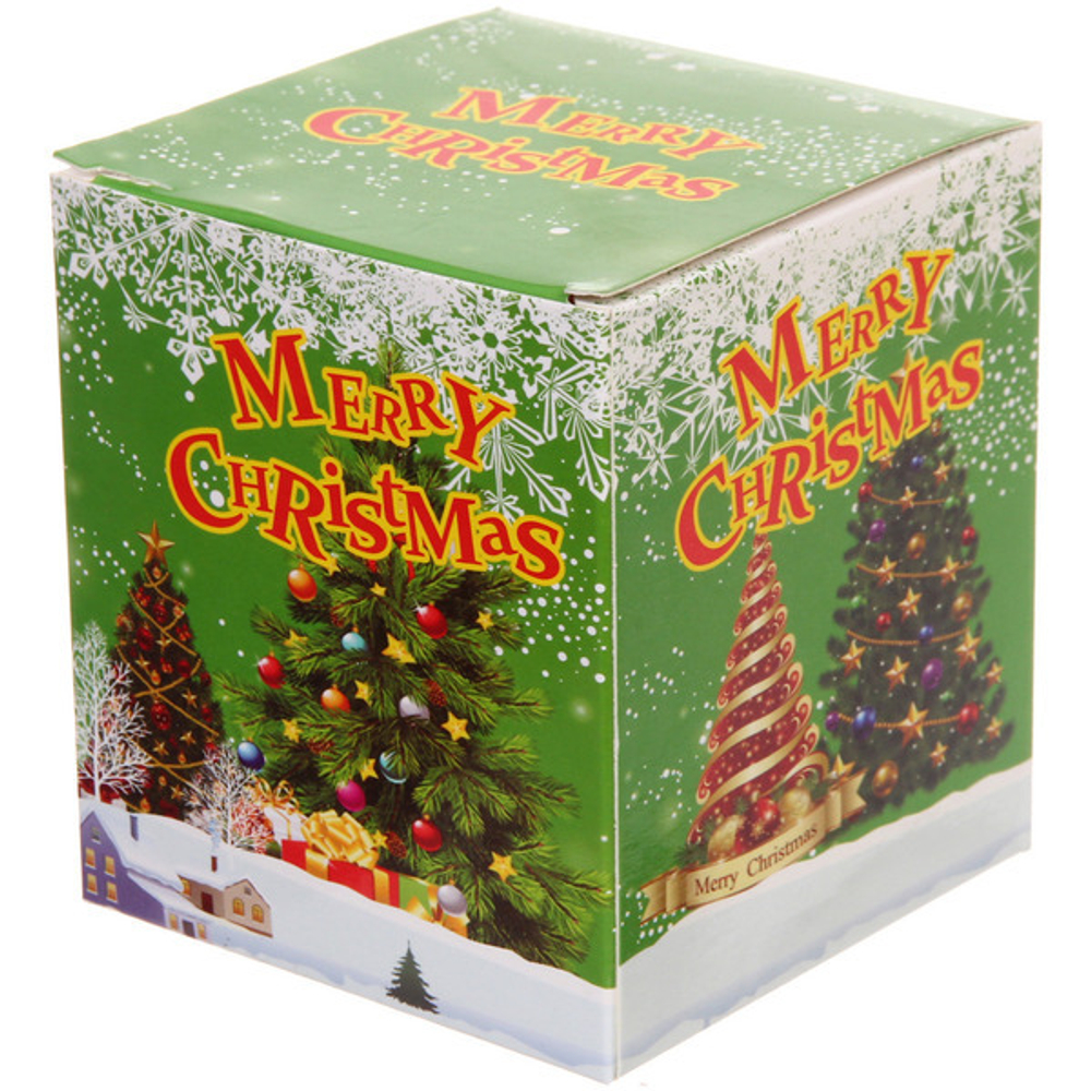 Ёлка музыкальная 17,5 см «Веселье», зелёный (работает от 3*АА - в комплект не входят)