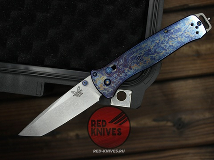 Нож Benchmade Bailout 537 "Огненный" Титан