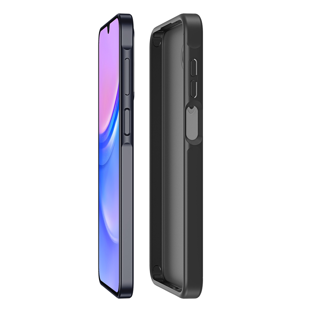 Прозрачный матовый чехол черного цвета для Samsung Galaxy A17 (5G, 4G), Galaxy A26 5G и Galaxy A16 (5G, 4G), серия Yind Series от Dux Ducis