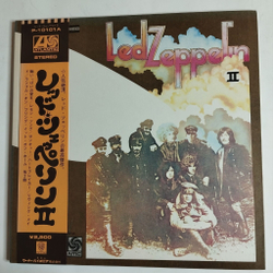 Винтажная виниловая пластинка LP Led Zeppelin II (Japan 1976) (Obi, Poster)