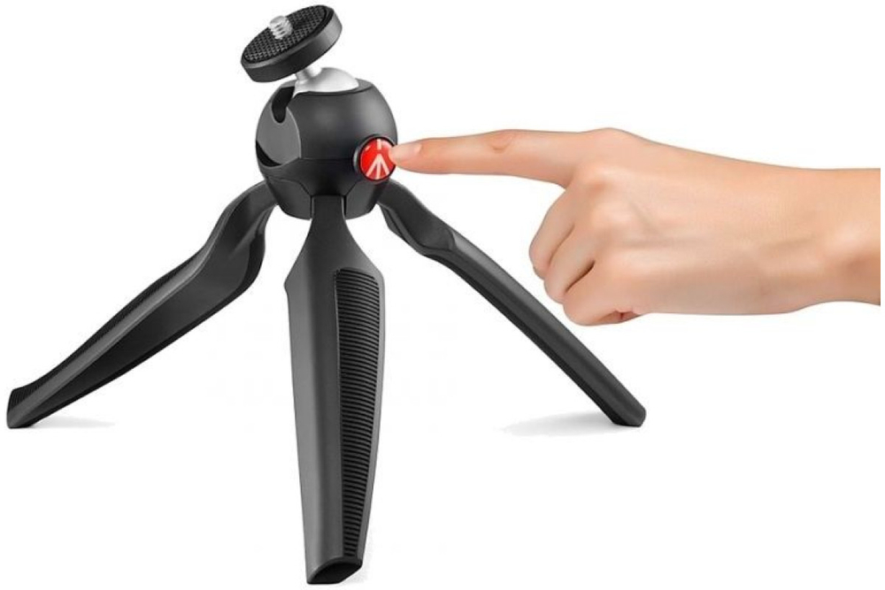 Штатив Manfrotto MTPIXIPLUS-GY Pixi Plus настольный с головкой (серый)