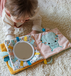 Детская развивающая игрушка серия "Первые друзья" Мягкая книжка