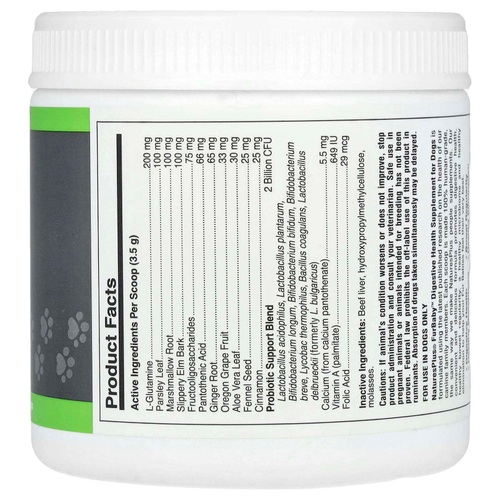NaturesPlus, FurBaby, поддержка пищеварения у собак, 210 г (7,4 унции)