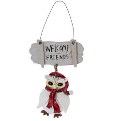 GAEM Изделие декоративное подвесное "Сова", L10 W0,5 H20 см, 4в.