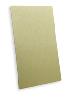 Брашированный алюминий с золотым оттенком