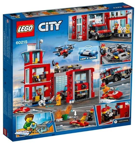 Конструктор LEGO City 60215 Пожарное депо