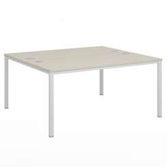 Стол-тандем 1600х1432х750 для 2 рабочих мест на металлокаркасе Lite VL-42-02