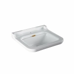 Раковина Kerasan Waldorf 60 4140K1bi*1+811393br белая, заглушка бронза