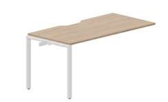 стол Strike 1580х780х750мм (с эргономичным вырезом) - приставной элемент