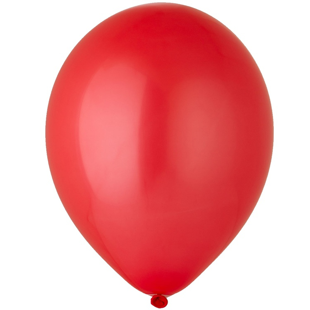 Шар латексный Пастель 13 см (Красный)
