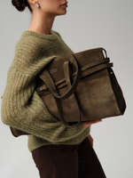 Замшевая сумка Rumi DBR 31152 тундра