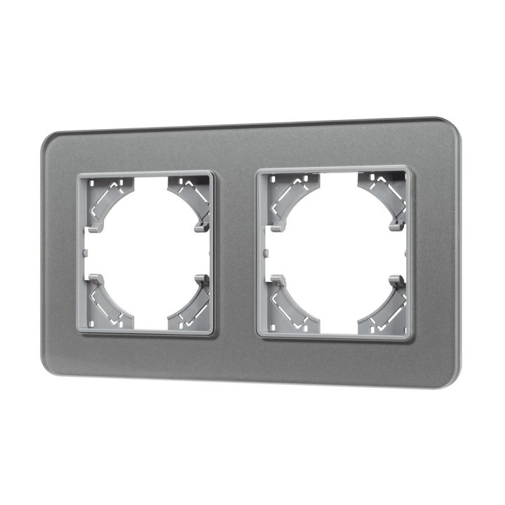 Рамка стеклянная FRM-OMALI-SFGS-2-GR Arlight 049710