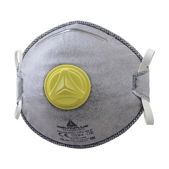 Респиратор Delta Plus M1200VWC FFP2 с клапаном выдоха формованный WRUM1200VWC