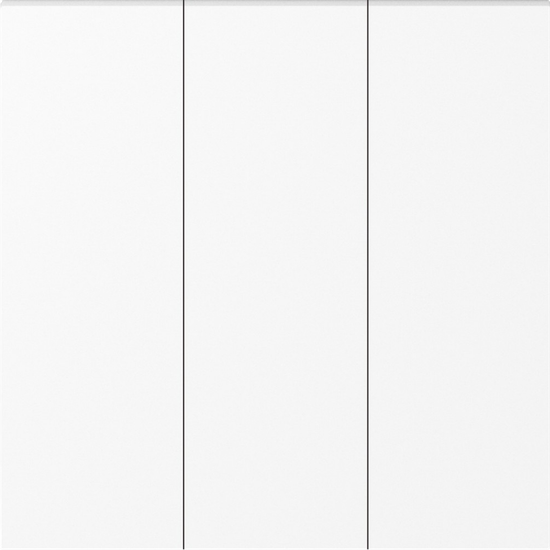 Клавиша 3-я,  глянцевый белый,  серия A07