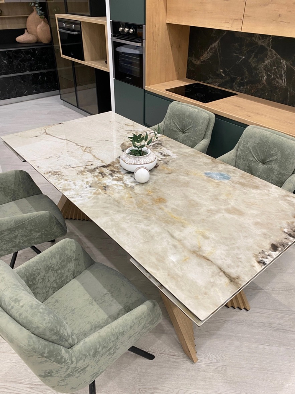 Стол М-City DISAUR Манхэттен 200 Пандора (Pandora), керамика, Дуб Галифакс