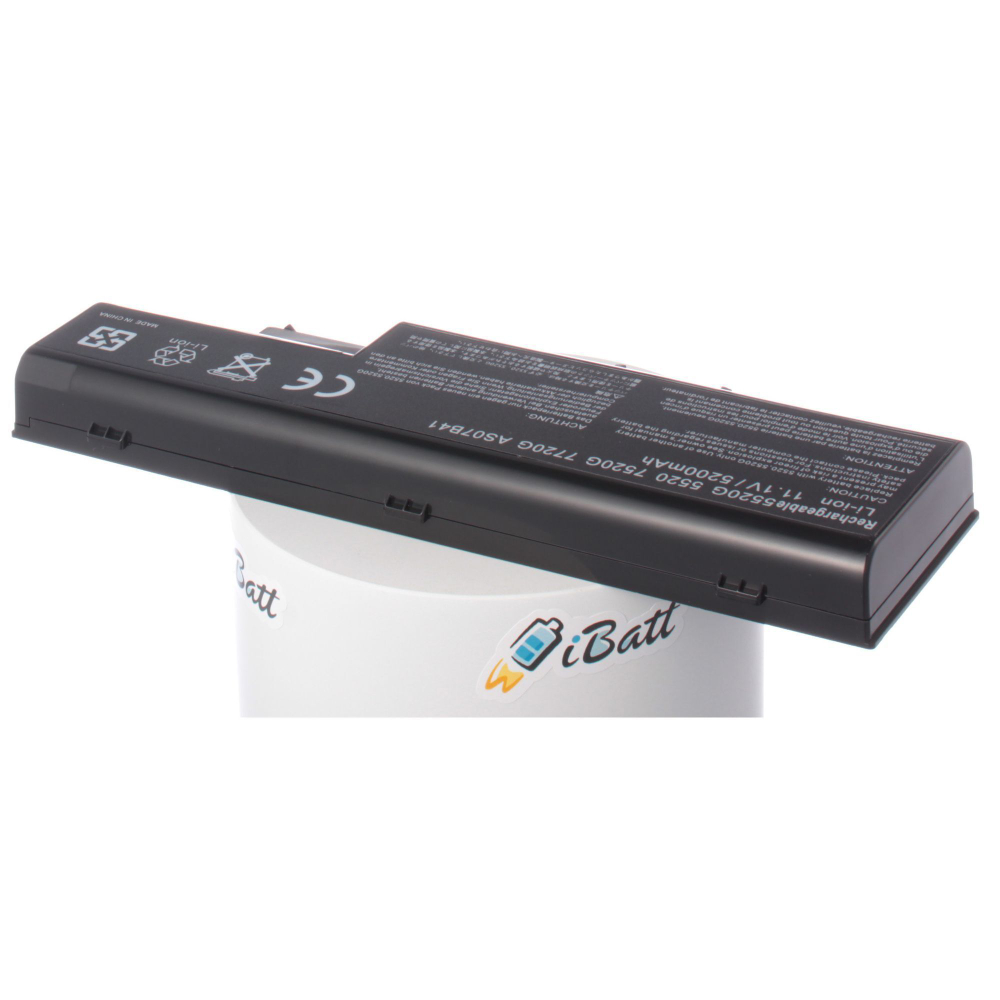 Аккумулятор iBatt 5200mAh для Acer AS07B31, AS07B51, AS07B41, AS07B42 (11.1V)
