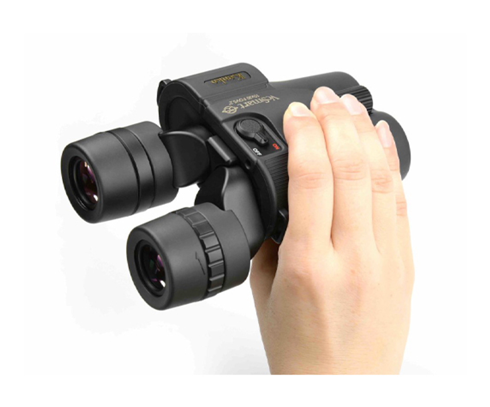 Бинокль KENKO VcSmart 10x30 со стабилизацией - фото 2 - эргономичный корпус