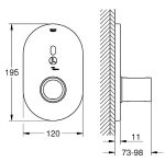 Термостат для душа Grohe Eurosmart CE 36456000