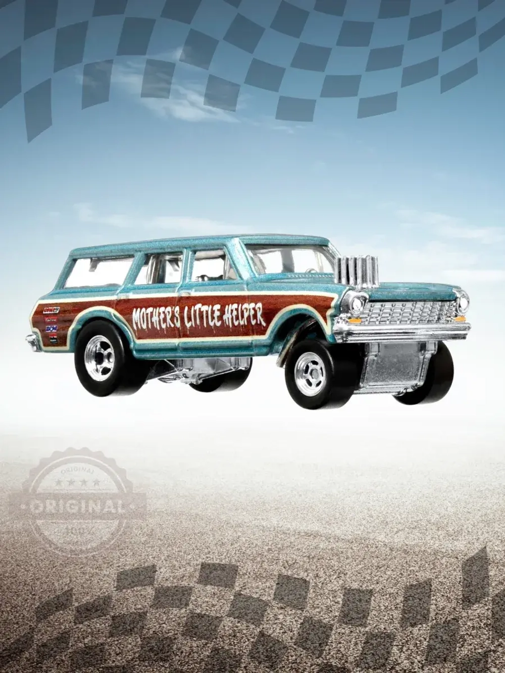 Машинка Хот Вилс Премиум 64 Chevy Nova Gasser FPY86 HCK21