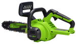 Пила цепная аккумуляторная GREENWORKS G24CS25 24V, 25см, АКБ 8Ач и ЗУ 2007707UH