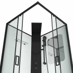 Душевая кабина Grossman Elegans GR250Q (100х100х217) дверь раздвижная,5 мест