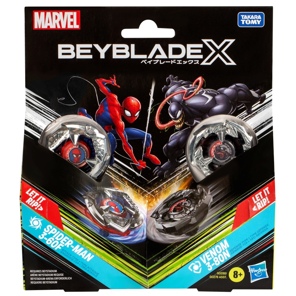Игровой набор Hasbro Beyblade X Marvel Spider-Man G0278 G0288 vs Venom G0288 — фото 2