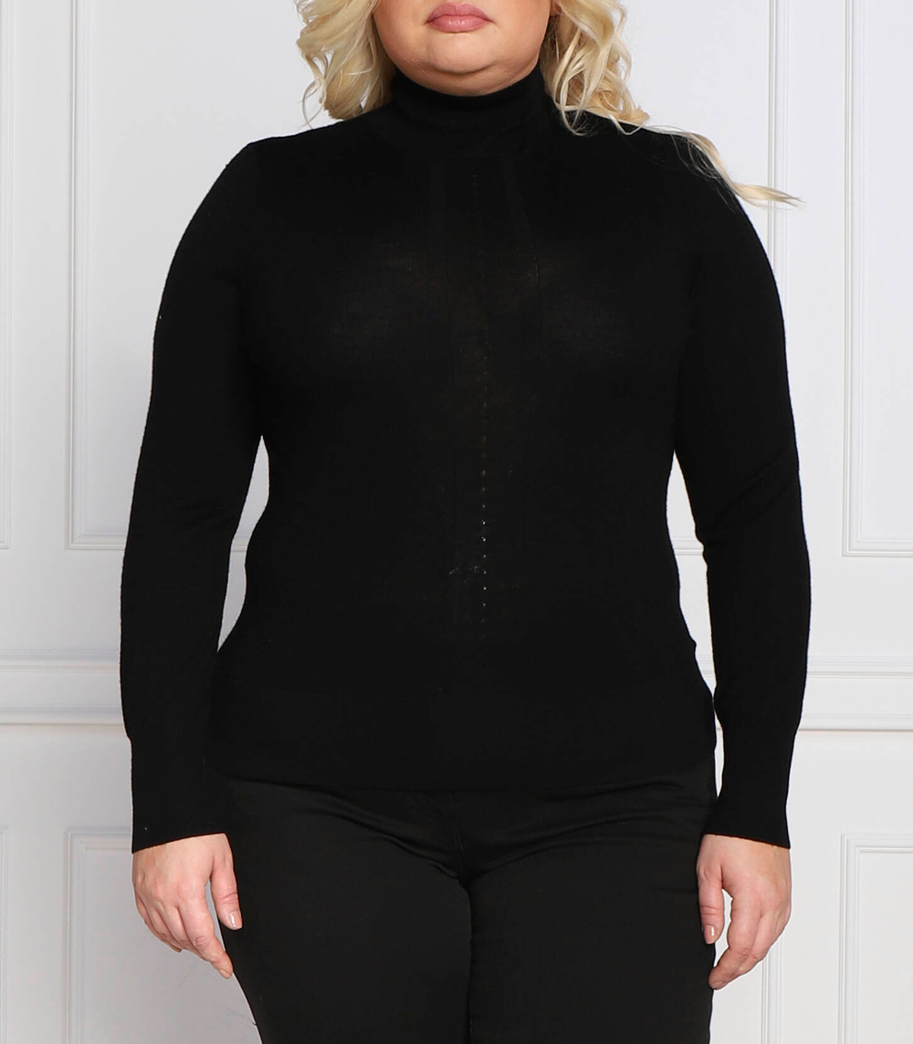Хлопковый гольф avo plus size Persona by Marina Rinaldi - черный(1364232)