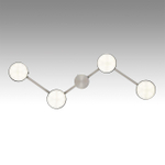 8116/4C COMFI LN25 208 никель, металл Люстра потолочная LED GX53 4*7W 220V SANATA