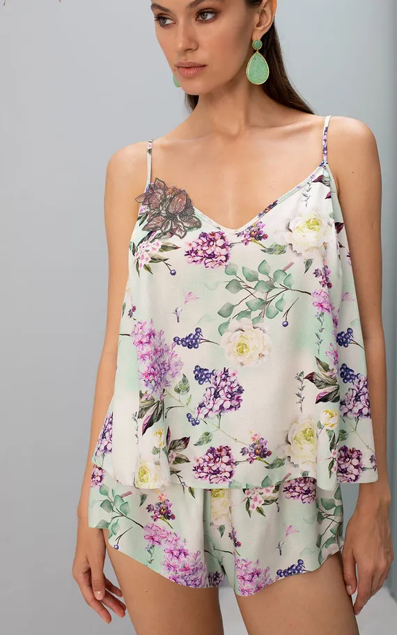 Шорты 61682 Цветы