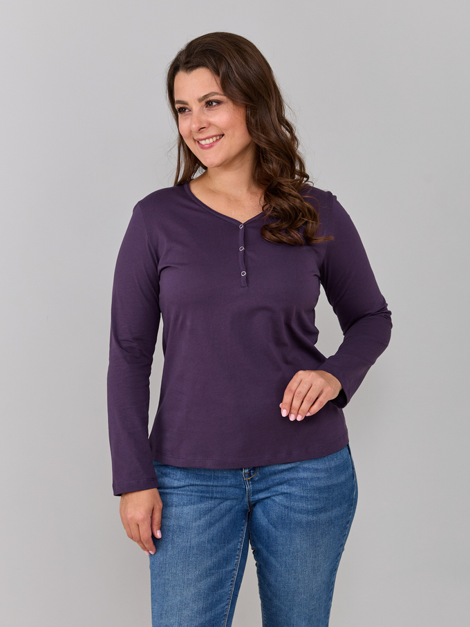 Лонгслив Л-004/баклажан