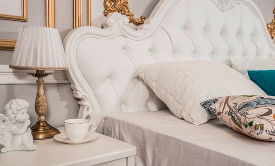 Кровать МИШЕЛЬ  с мягким изголовьем двуспальная