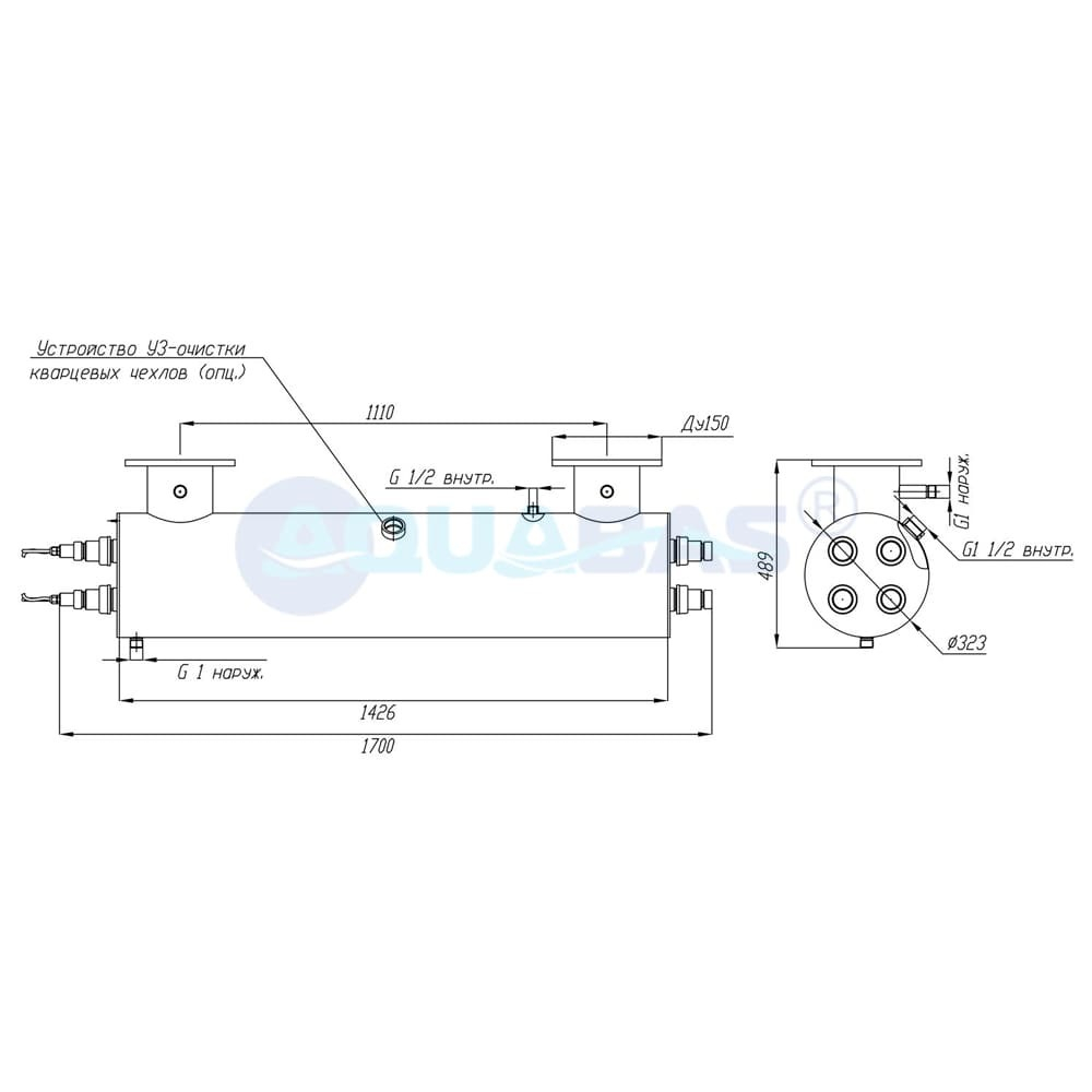 УФУ.150 Излучатель ультрафиолетовый УФУ-150