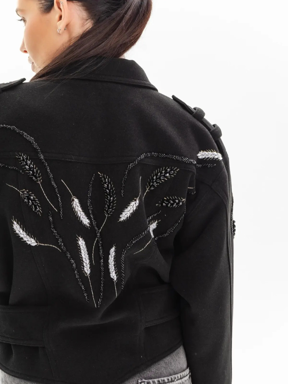 Косуха кашемировая WHEAT, черный