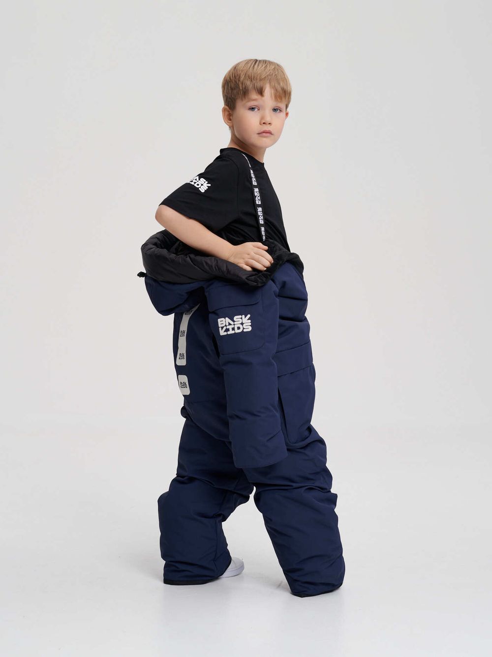 Комбинезон детский пуховый BASK kids YETI синий