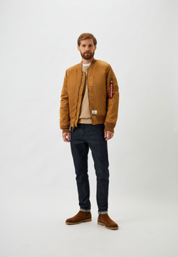 Куртка утепленная мужская ALPHA INDUSTRIES MA-1 MOD FLIGHT JACKET