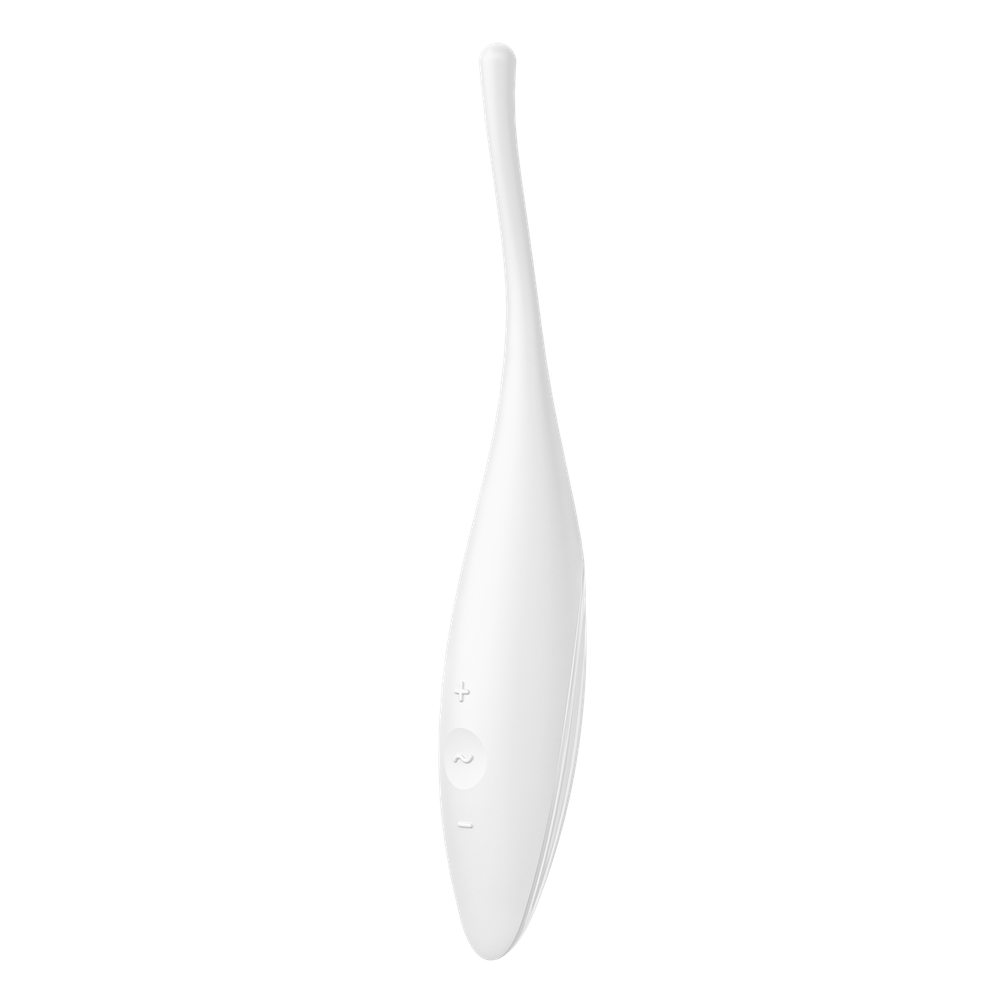 Перезаряжаемый точечный вибромассажер Satisfyer Twirling Joy, белый