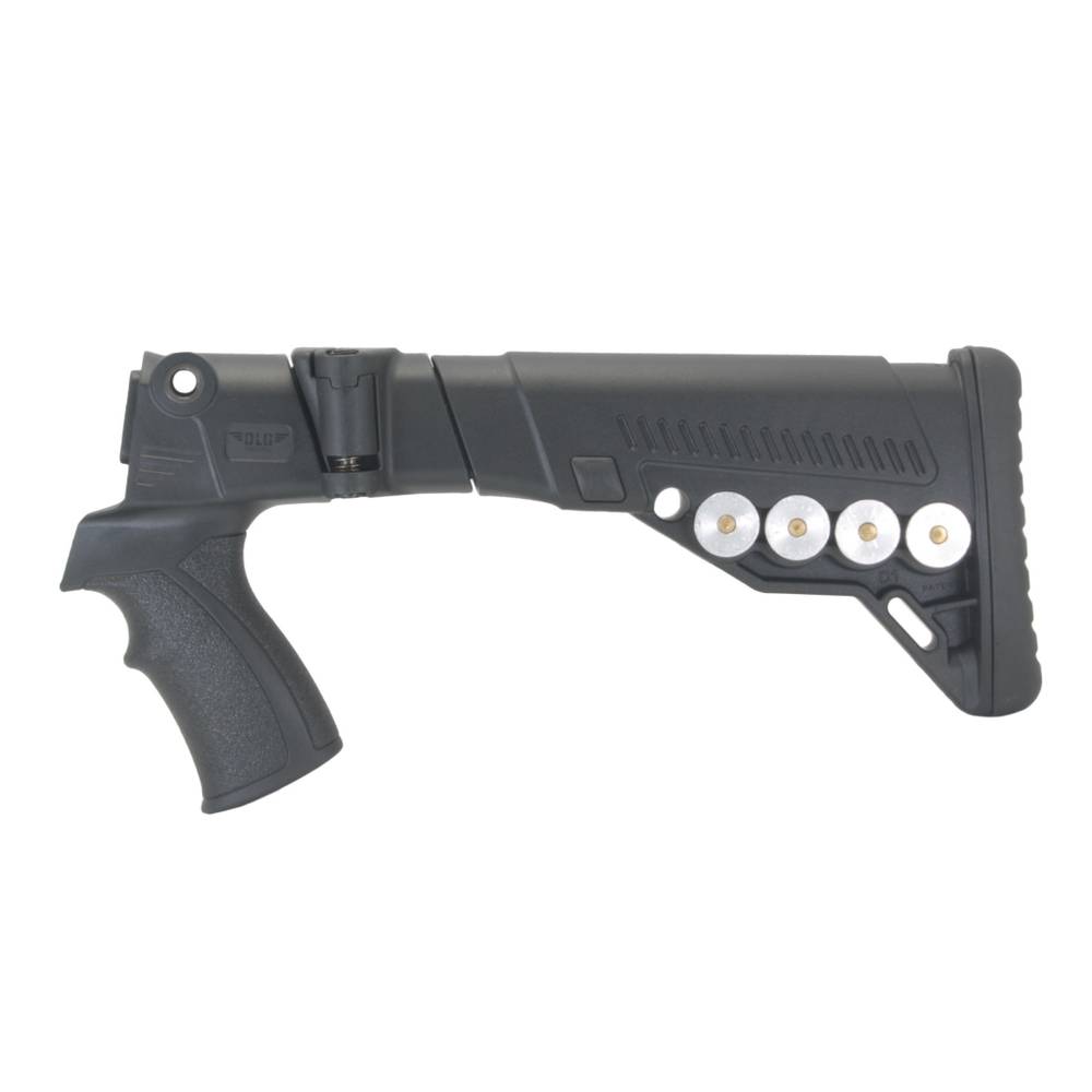 Складной приклад Бекас 12, 16, DLG Tactical. Черный