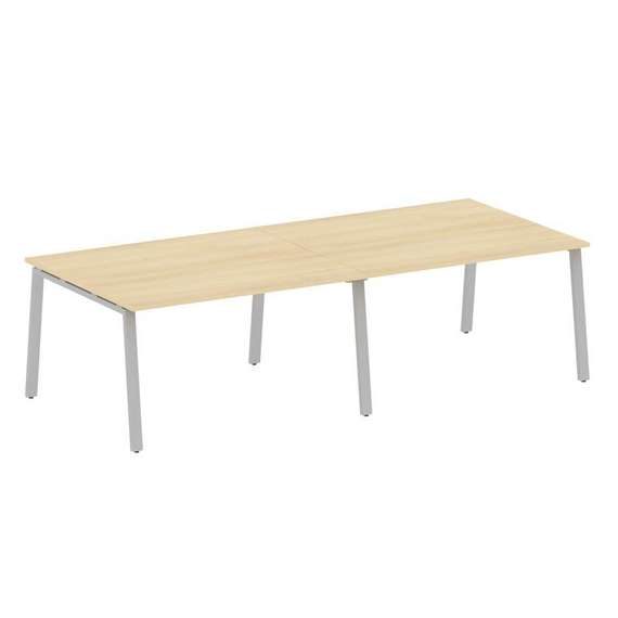 Метал Систем Переговорный стол (2 столешницы) на А-образном м/к БА.ПРГ-2.3