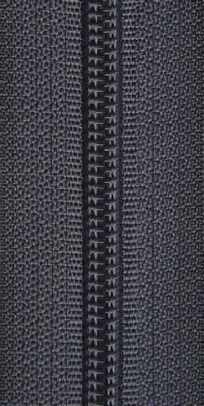 Молния спираль рулонная Т5, т.серый