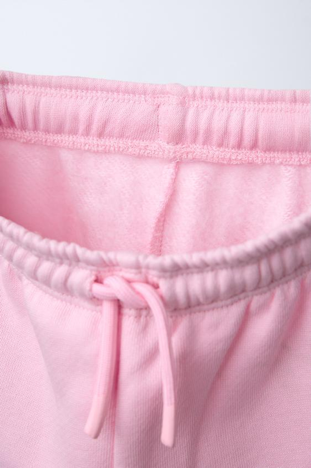 ZARA УТЕПЛЕННЫЕ БРЮКИ-ДЖОГГЕРЫ С ДЕКОРАТИВНОЙ СТРОЧКОЙ, МЯГКИЙ РОЗОВЫЙ