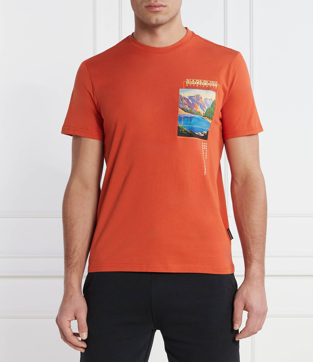 Футболка S-CANADA Napapijri - оранжевый(NP0A4HQM)