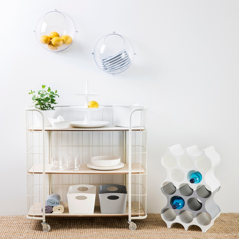 Подставка для бутылок set-up, organic, серая