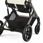 Коляска Cybex Balios S Lux TPE 2025 Cloud G i-Size Lava Grey 3 в 1 Seashell Beige с дождевиками