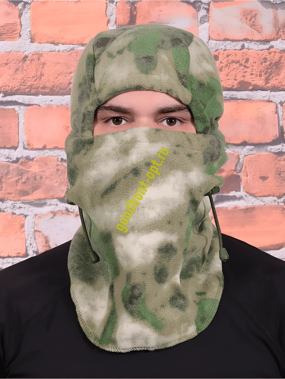 Тактическая зимняя балаклава флисовая Мох