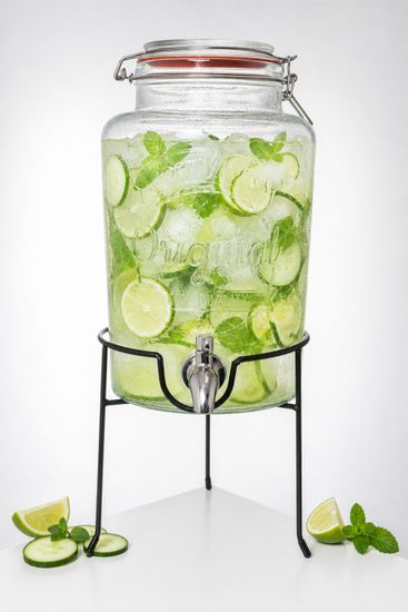 Диспенсер для напитков с подставкой maison jar, 5 л