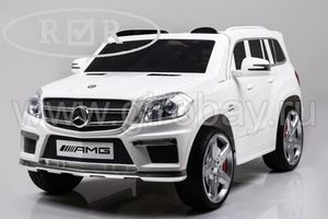 Детский электромобиль River Toys Mercedes-Benz GL63 белый