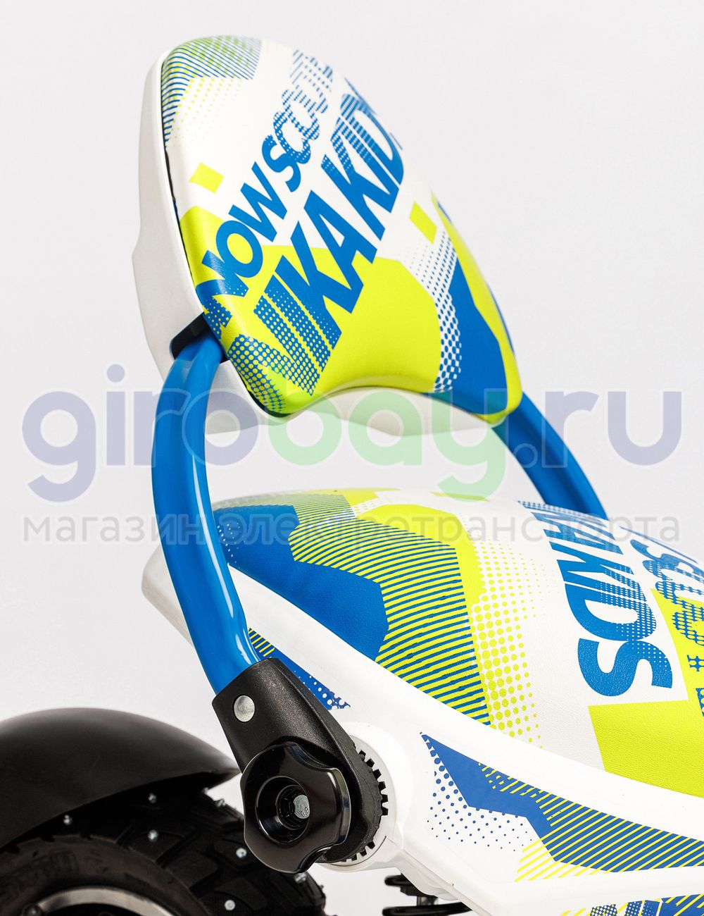 Детский электроснегокат BARS Arctic - Голубой фото 13 фото №15