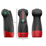 Интерактивный вибромастурбатор с функциями вакуума и подсветки Теневая грешница ворона Masturs Raven Shadow Sinner Multi Function Masturbator