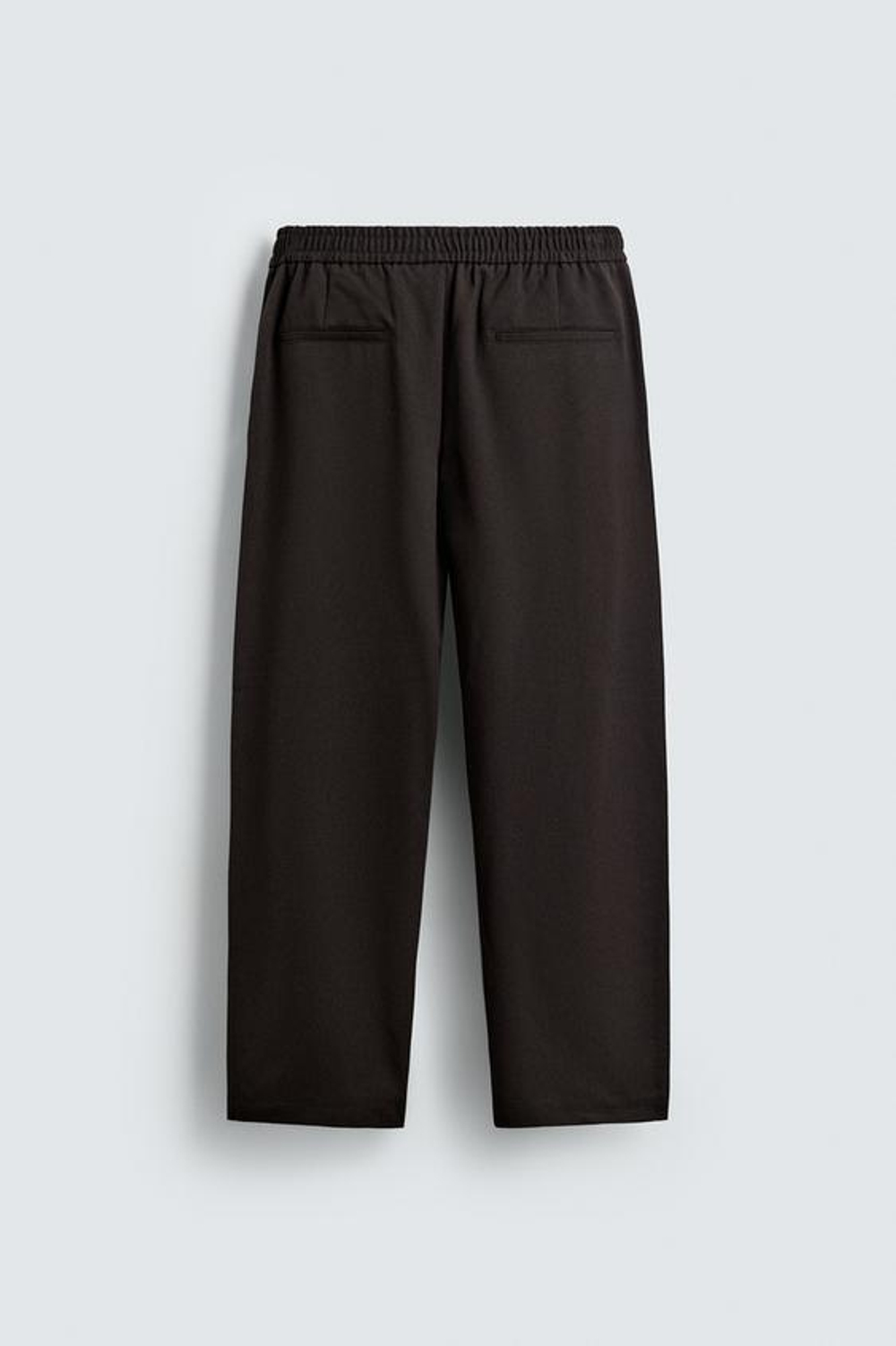 ZARA БРЮКИ-ДЖОГГЕРЫ КЛАССИЧЕСКОГО КРОЯ, КОРИЧНЕВЫЙ