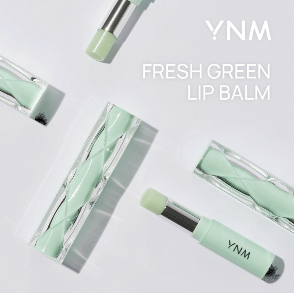 Y.N.M Fresh Green Lip Balm, 4g Восстанавливающий освежающий бальзам для губ